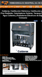 Mobile Screenshot of calderascalefaccionycalentadoressolares.com.mx